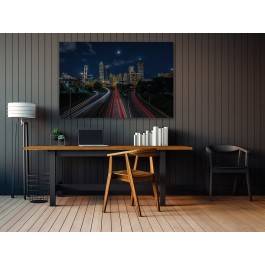 Rozdroża Dżakarty - fotoobraz do sypialni - 120x80 cm