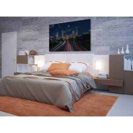 Rozdroża Dżakarty - fotoobraz do sypialni - 120x80 cm