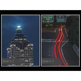 Rozdroża Dżakarty - fotoobraz do sypialni - 120x80 cm