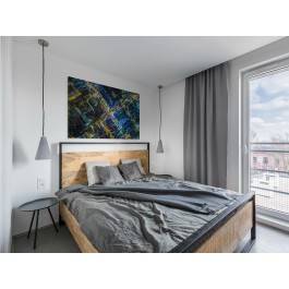 Dachy metropolii - fotoobraz na płótnie - 120x80 cm Dachy metropolii - fotoobraz na płótnie - 120x80 cm