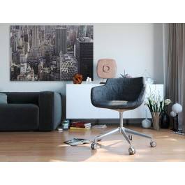 Miliony okien Nowego Jorku - nowoczesny obraz na płótnie - 120x80 cm