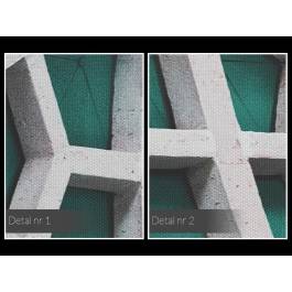 Betonowa sieć - fotoobraz do salonu - 120x80 cm Betonowa sieć - fotoobraz do salonu - 120x80 cm