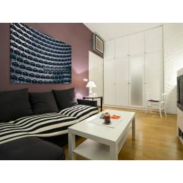 Heksagonalny kompleks - fotoobraz do sypialni - 120x80 cm Heksagonalny kompleks - fotoobraz do sypialni - 120x80 cm