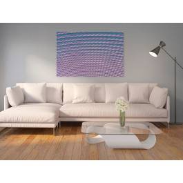 Różowe okulary - nowoczesny obraz na płótnie - 120x80 cm