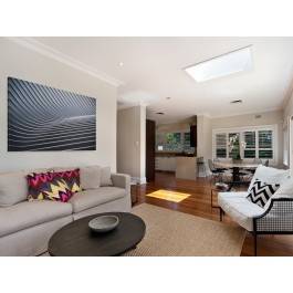 Bezwładne falowanie - fotoobraz do salonu - 120x80 cm Bezwładne falowanie - fotoobraz do salonu - 120x80 cm