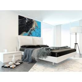 Lądy i oceany - fotoobraz do sypialni - 120x80 cm