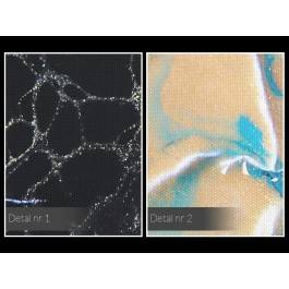 Lądy i oceany - fotoobraz do sypialni - 120x80 cm