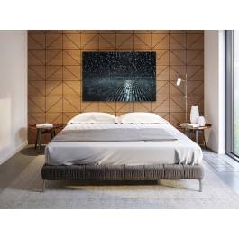 Melodia deszczu - nowoczesny obraz na płótnie - 120x80 cm