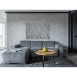 Symetria bieli - fotoobraz do salonu - 120x80 cm