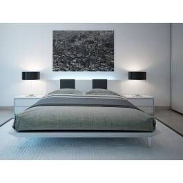 Miasto na wzgórzu - fotoobraz na płótnie - 120x80 cm