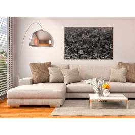 Miasto na wzgórzu - fotoobraz na płótnie - 120x80 cm