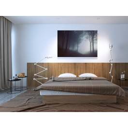 Mgła nad Monte Perone - nowoczesny obraz na płótnie - 120x80 cm