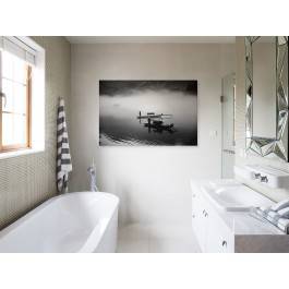 Połów o świcie - zdjęcie na płótnie - 120x80 cm Połów o świcie - zdjęcie na płótnie - 120x80 cm