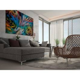 Widmo światła - nowoczesny obraz na płótnie - 120x80 cm