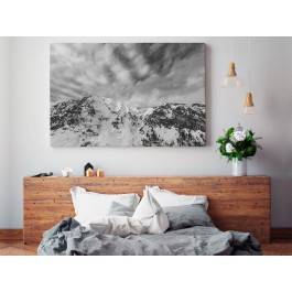 Zimowe szczyty - fotografia na płótnie - 120x80 cm