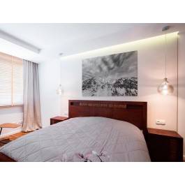 Zimowe szczyty - fotografia na płótnie - 120x80 cm