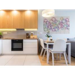 Wirujące piękno - nowoczesny obraz na płótnie - 120x80 cm