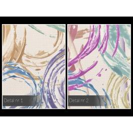 Wirujące piękno - nowoczesny obraz na płótnie - 120x80 cm