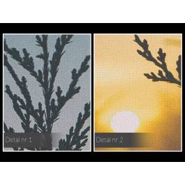 Pensjonat zacisze - nowoczesny obraz na płótnie - 120x80 cm