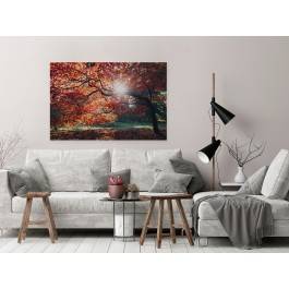 Nim opadną liście - fotoobraz do salonu - 120x80 cm