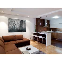 Wrocławski Manhattan - nowoczesny obraz na płótnie - 120x80 cm