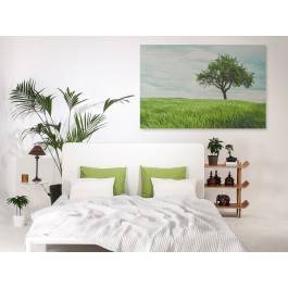 Wirtuozja zieleni - nowoczesny obraz na płótnie - 120x80 cm Wirtuozja zieleni - nowoczesny obraz na płótnie - 120x80 cm