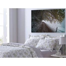 Zimowy spacer - fotoobraz na płótnie - 120x80 cm