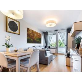 Wrześniowy pejzaż - nowoczesny obraz na płótnie - 120x80 cm Wrześniowy pejzaż - nowoczesny obraz na płótnie - 120x80 cm