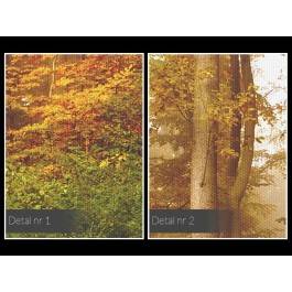 Wrześniowy pejzaż - nowoczesny obraz na płótnie - 120x80 cm Wrześniowy pejzaż - nowoczesny obraz na płótnie - 120x80 cm