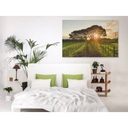 Wiejska idylla - fotografia na płótnie - 120x80 cm