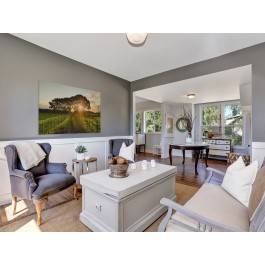 Wiejska idylla - fotografia na płótnie - 120x80 cm