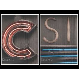 Radio city - fotoobraz do salonu - 120x80 cm Radio city - fotoobraz do salonu - 120x80 cm