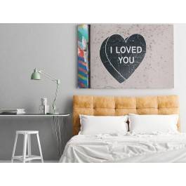 I loved you - nowoczesny obraz na płótnie - 120x80 cm I loved you - nowoczesny obraz na płótnie - 120x80 cm