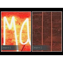 Eat what makes you happy - fotoobraz na płótnie - 120x80 cm