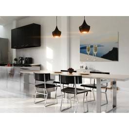 Szampański nastrój - fotoobraz do kuchni - 120x80 cm