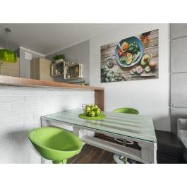 Uczta smakosza - fotoobraz do kuchni - 120x80 cm