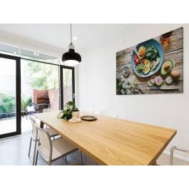 Uczta smakosza - fotoobraz do kuchni - 120x80 cm