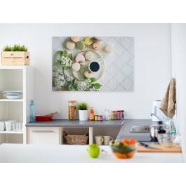 Poranek w Paryżu - fotoobraz do kuchni - 120x80 cm