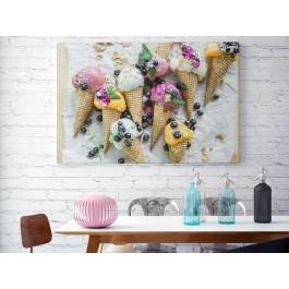 Owocowy sorbet - fotoobraz do kuchni - 120x80 cm