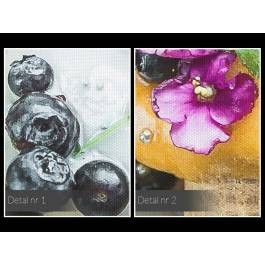 Owocowy sorbet - fotoobraz do kuchni - 120x80 cm