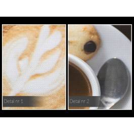 Cafè au lait - fotoobraz do kuchni - 120x80 cm