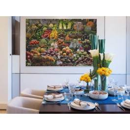 Na bazarku - fotoobraz do kuchni - 120x80 cm