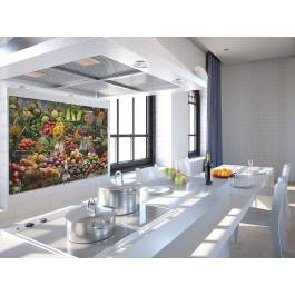 Na bazarku - fotoobraz do kuchni - 120x80 cm