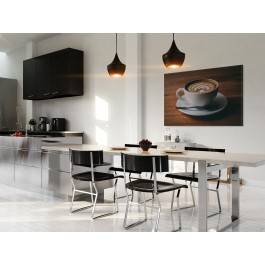 Kawowe love - fotoobraz do kuchni - 120x80 cm