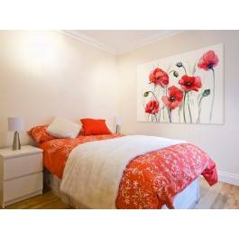 Podlaskie łąki - nowoczesny obraz do sypialni - 120x80 cm