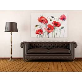 Podlaskie łąki - nowoczesny obraz do sypialni - 120x80 cm