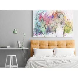 Kocha, lubi, szanuje - nowoczesny obraz na płótnie - 120x80 cm