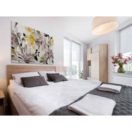 Wiśniowy sad - nowoczesny obraz do sypialni - 120x80 cm Wiśniowy sad - nowoczesny obraz do sypialni - 120x80 cm