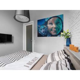 Szczenięce lata - fotografia na płótnie - 120x80 cm Szczenięce lata - fotografia na płótnie - 120x80 cm