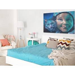 Szczenięce lata - fotografia na płótnie - 120x80 cm Szczenięce lata - fotografia na płótnie - 120x80 cm